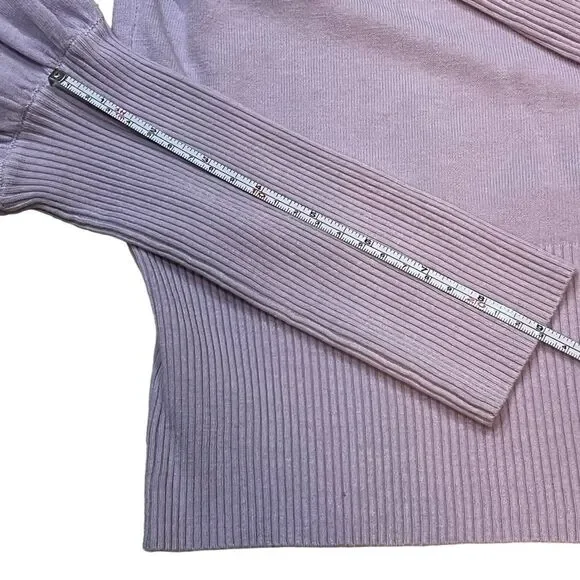 Lavender Turtleneck Sweater - Picture 5 of 16